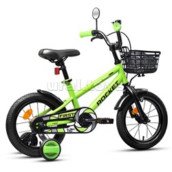 Велосипед 12" Rocket First, цвет зеленый