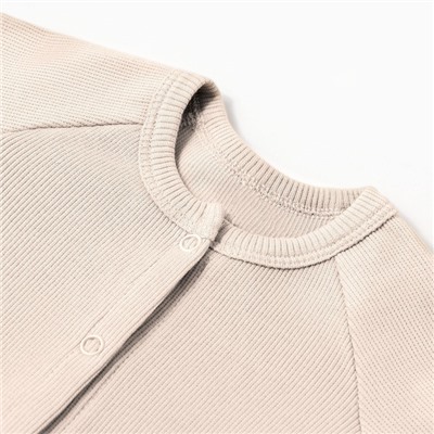 Комбинезон детский MINAKU, рост 80-86 см, светло-бежевый