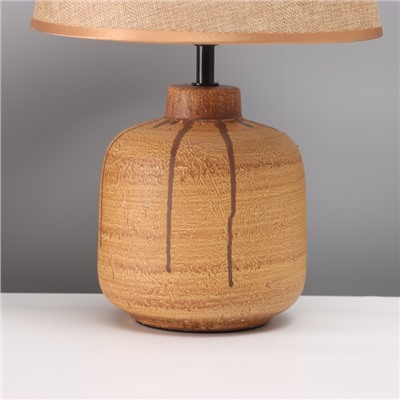 Лампа настольная «Кока» 1×40 Вт Е27 карамель 25×25×38.5 см