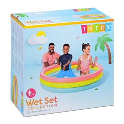 Бассейн надувной «Радуга», 147 х 33 см, от 2 лет, 57422NP INTEX