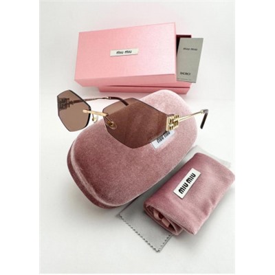 Набор женские солнцезащитные очки, коробка, чехол + салфетки #22770494