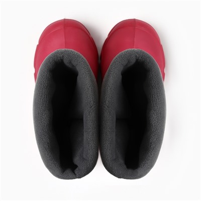 Сапоги детские с утеплителем, цвет чилли, размер 30/31