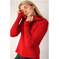 Женский вязаный джемпер с открытыми плечами Happyfox