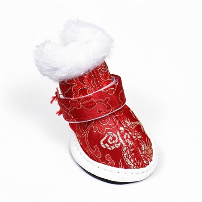 Ботинки «Забава», набор 4 шт., 1 размер, красные