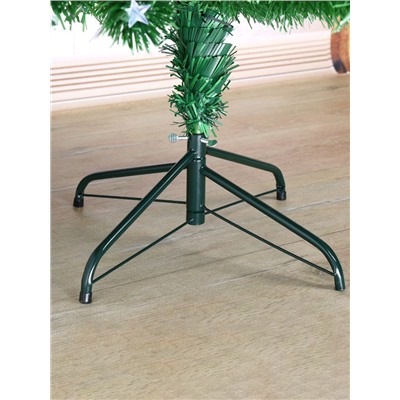 Ёлка светодиодная «Галактика» 180 см, диаметр нижнего яруса 90 см, 220 ПВХ веток, мигание, свечение белое/синие