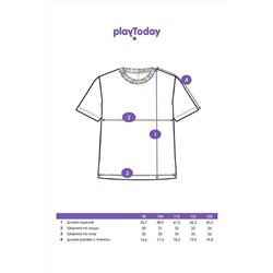 Футболка PLAYTODAY, 1122505