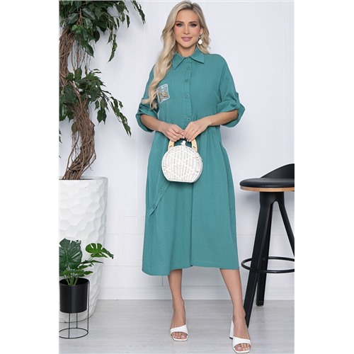 Платье Индира (малахит ХИТ) П10541 Размер 54 можно и 56 померить