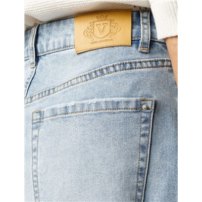 Юбка А-силуэта из эластичного денима