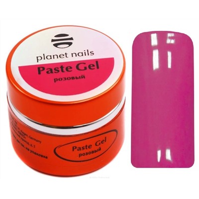 Planet Nails Гель-паста для дизайна ногтей, розовый, 5 мл 2581