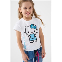 Джемпер трикотажный для девочек (футболка) PLAYTODAY, 1240132