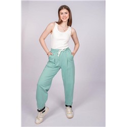 Брюки женские 119927 (Пыльная мята)