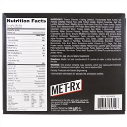MET-Rx, PROTEIN PLUS Bar, Creamy Peanut Butter Crisp, 9 Bars, 3.0 oz (85 g ) Each