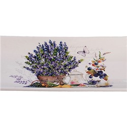 60201 Блюдо сервировочное 28х10,6х3см Утренняя свежесть доломит LR (х24)