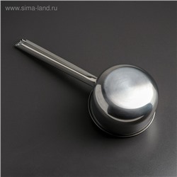 УЦЕНКА Ковш из нержавеющей стали, 1.1 л, 39×14.5×8 см, металлическая ручка