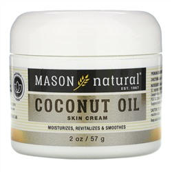 Mason Natural, Coconut Oil Skin Cream + Collagen Premium Skin Cream, 2 Pack, 2 oz (57 g) Each