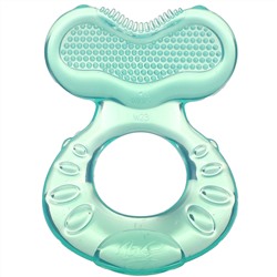 Nuby, Soothing Teether, Teeth Eez, 3+M, Aqua, 1 Teether