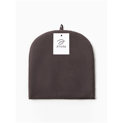 Грелка на чайник Этель Home collection grey 28×28 см, 56% лён, 44% хлопок