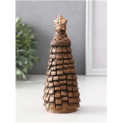 Фигурка ёлка «Ёлка денежная», 15×6×6 см, бронза