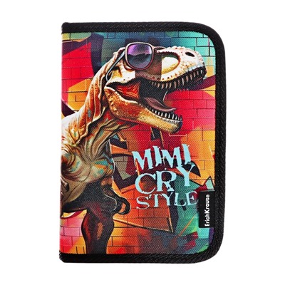 Пенал 1 секция 135×205, ErichKrause, для мальчика, Dino Art