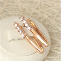 Серьги позолота H01-15421