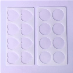 Формы для шоколада, набор 2 шт., силикон, 23×12 см, прозрачные