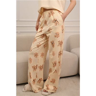 Женская пижама (Футболка+Брюки) INDEFINI, 1232627