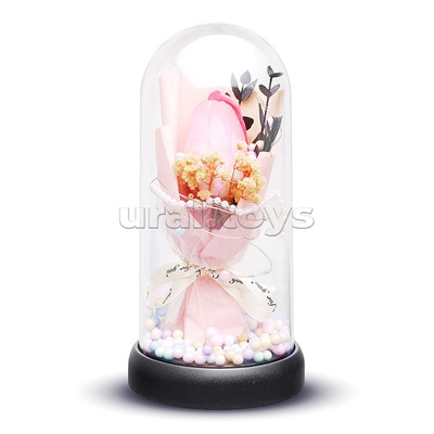 Светильник "Тюльпан" в коробке (розовый)