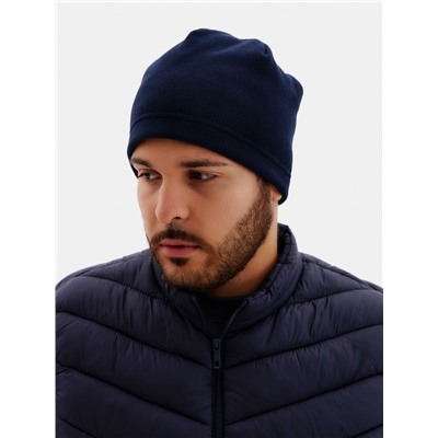 Шапка флисовая, размер S-M, синяя