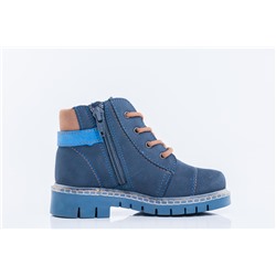 352209-22 син/кор Ботинки деми для мальчиков (25-29)/10
