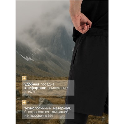 Шорты мужские Resport, р. 52, чёрные, базовые