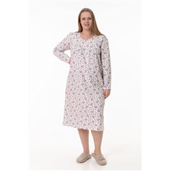 Сорочка с начесом длинный рукав М30061бр