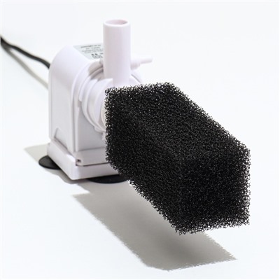 Губка прямоугольная для фильтра № 1, ретикулированная 30 PPI, 4×4.5×11 см, чёрная