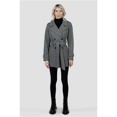 01-12248 Пальто женское демисезонное (пояс)