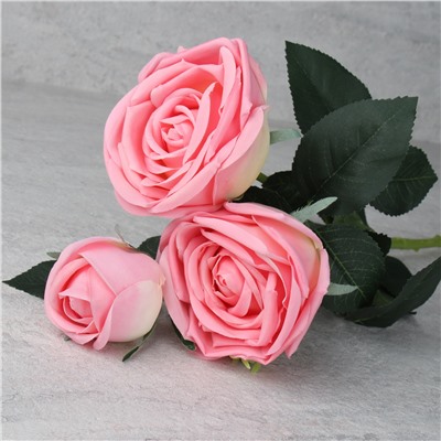 Цветок искусственный Пионовидная роза 73 см / GR-006 /уп 12/144/силикон