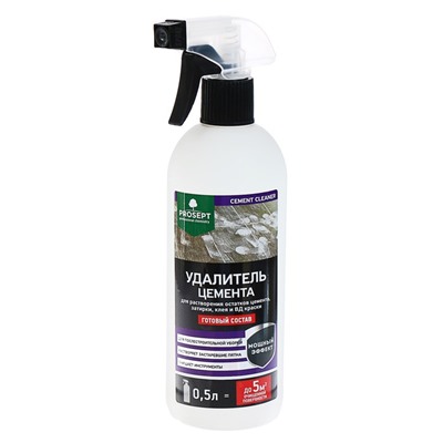 Удалитель цемента Prosept Cement Cleaner, готовый раствор, 0.5 л