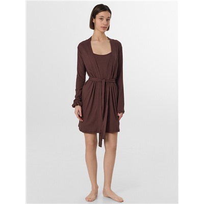 КОМПЛЕКТ ЖЕНСКИЙ (СОРОЧКА НОЧНАЯ ЖЕНСКАЯ, ХАЛАТ, РЕЗИНКА ДЛЯ ВОЛОС) 592648