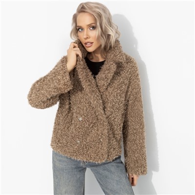 Полупальто из экомеха, Слишком заметна (oversize, 50-56)