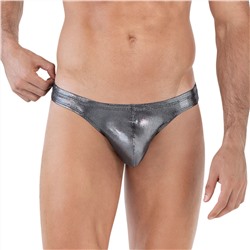 Серебристые трусы-тонги Chakra Thong
