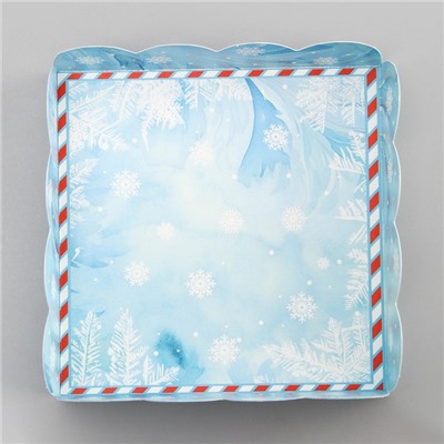 Коробка для печенья «Волшебного Нового года!» 12×12×3