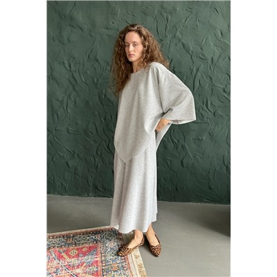 Юбка женская  ASY106/01/Серый меланж