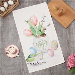 Полотенце Этель «Счастливой Пасхи» 40×73 см, 100% хлопок, саржа 190 г/м²