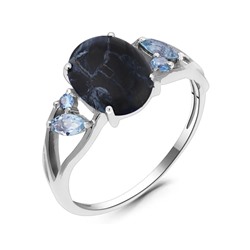 Кольцо, питерсит , топаз , нанотопаз, Виталина