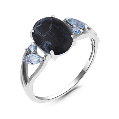 Кольцо, питерсит , топаз , нанотопаз, Виталина