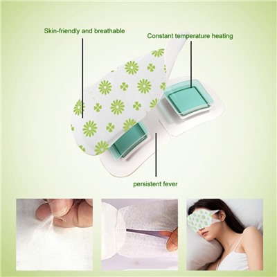 Маска для глаз самонагревающаяся, успокаивающая, Роза