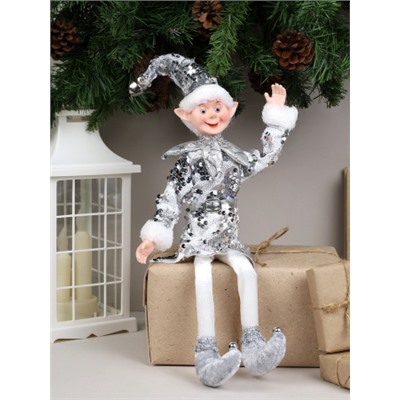 Новогоднее украшение интерьера 50 см Эльф / W-163 /уп 144/микс