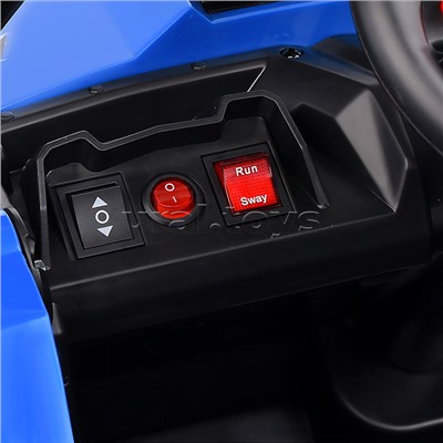 Электромобиль "Багги" с р/у управлением, четырехколесный (синий)