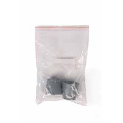 Набор усиленных наконечников для костылей, трости, усилен шайбой, 25 мм, 2 шт., серые