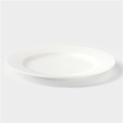 Тарелка обеденная Wilmax Stella Pro, d=25.5 см, фарфор, белая