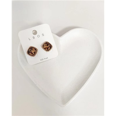 Серьги с кристаллами Swarovski