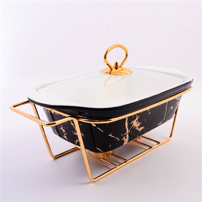 7442-1 Мармит 1,4л фарфор/металл MB (х4)